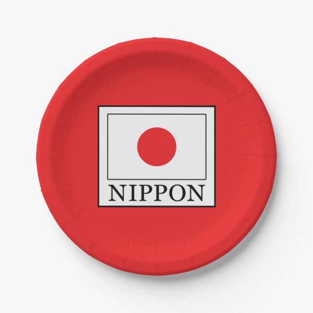 Assiettes En Carton Nippon (Devant)