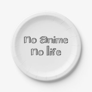 Assiettes En Carton no anime no life