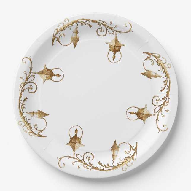 Assiettes En Carton Noël (Devant)