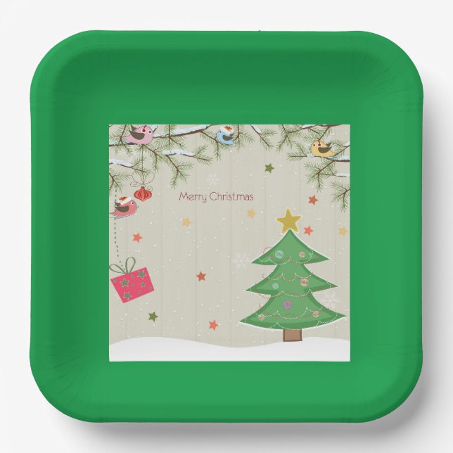 Assiettes En Carton Noël (Recto)