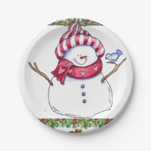 Assiettes en carton Noël