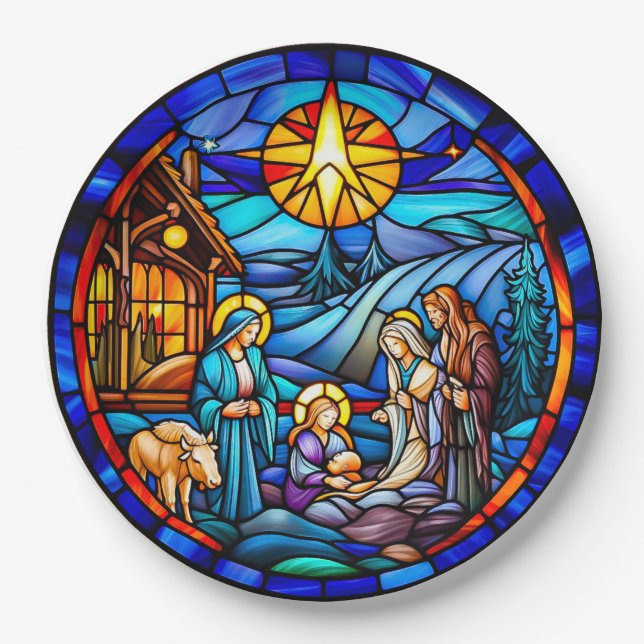 Assiettes En Carton Noël (Devant)