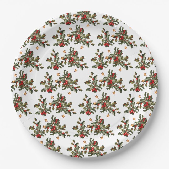 Assiettes En Carton Noël (Devant)