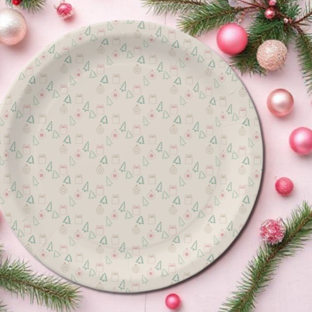 Assiettes En Carton Noël chic (Créateur téléchargé)