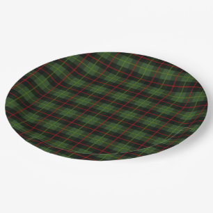 Assiettes En Carton Noël coloré Plaid