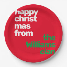 Noël coutume minimum moderne fête rouge vert