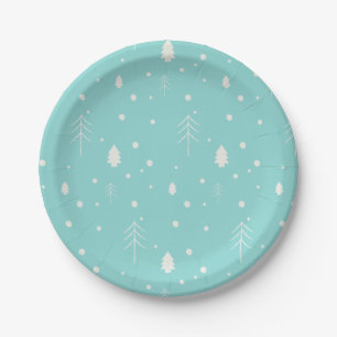 Assiettes En Carton Noël des bois