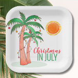 Assiettes En Carton Noël en Juillet Palm Trees Plaques de papier de fê<br><div class="desc">Fêtons Noël en juillet avec un barbecue ou une fête ! Famille Invitation et amis à votre fête de Noël et décorez-la avec ces plaques en papier style île avec des palmiers dessinés à la main et décorés de lumières. Parce que nous créons notre propre oeuvre, vous ne trouverez pas...</div>