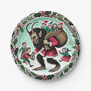 Assiettes En Carton Noël Krampus