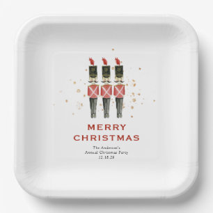 Assiettes En Carton Noël traditionnel de Casse-Noisette