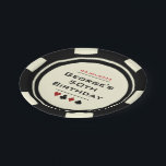 Assiettes En Carton Noir et blanc Poker Chip Casino Thème Anniversaire<br><div class="desc">Éblouissez les invités de la fête d'anniversaire avec ces amusantes plaques de papier à puces de poker noir et blanc personnalisées!</div>