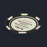 Assiettes En Carton Noir et blanc Poker Chip Casino Thème Anniversaire<br><div class="desc">Éblouissez les invités de la fête d'anniversaire avec ces amusantes plaques de papier à puces de poker noir et blanc personnalisées!</div>