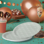 Assiettes En Carton Nom customisé Script Sage Vert<br><div class="desc">C'est parfait pour votre événement spécial. Sage vert avec nom en blanc. Ajoutez des tasses et des serviettes en papier assorties pour compléter votre ensemble de fête.</div>