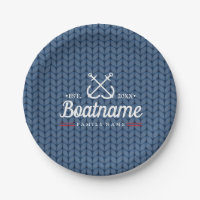 Nom de bateau nautique personnalisé Laine nue