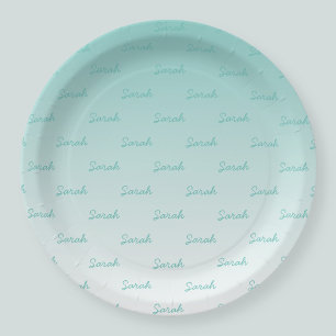 Assiettes En Carton Nom modifiable simple   Modifier n'importe quelle 