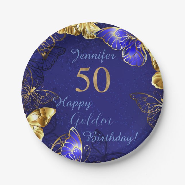 Assiettes En Carton Nom personnalisé Plaque Papier Papier Papier Papie (Devant)