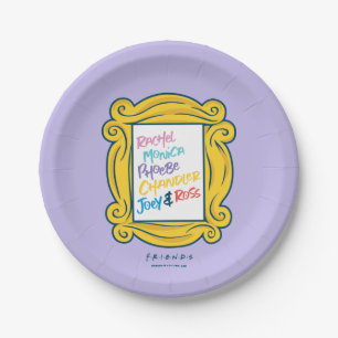 Assiettes En Carton Noms d'amis™ dans Peephole