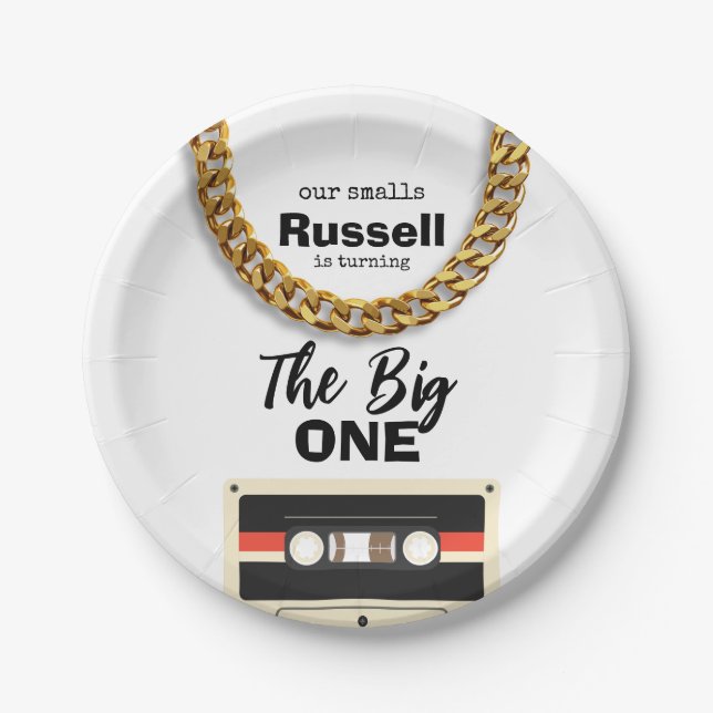 Assiettes En Carton Notorious One 1st Birthday (Devant)