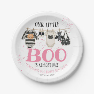 Assiettes En Carton Notre petit Boo est presque là Cadeau de Baby Show