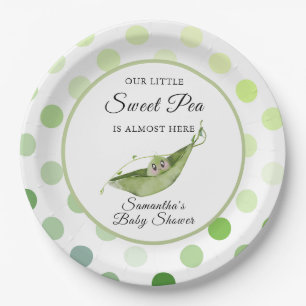 Assiettes En Carton Notre Petit Pois Doux Est Presque Là Douche