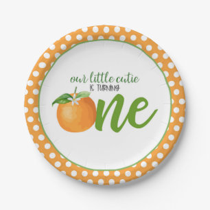Assiettes En Carton Notre Petite Cutie tourne une plaque - ou des poin