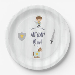 Assiettes En Carton Notre petite fête d'anniversaire du Prince