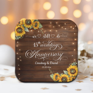 Assiettes En Carton Nous Faisons Encore 15ème Anniversaire Mariage Lum
