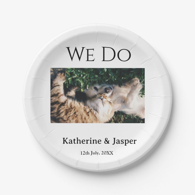 Assiettes En Carton Nous faisons la photo de nom de compagnie de maria (Devant)