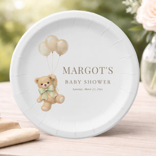 Assiettes En Carton Nous pouvons à peine attendre Fête de Baby Shower