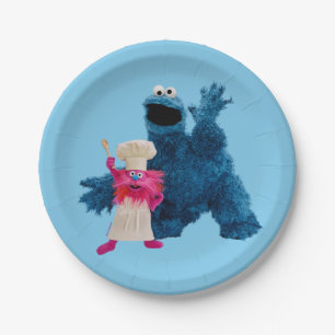 Assiettes En Carton Nous sommes des gourmands   Pose classique