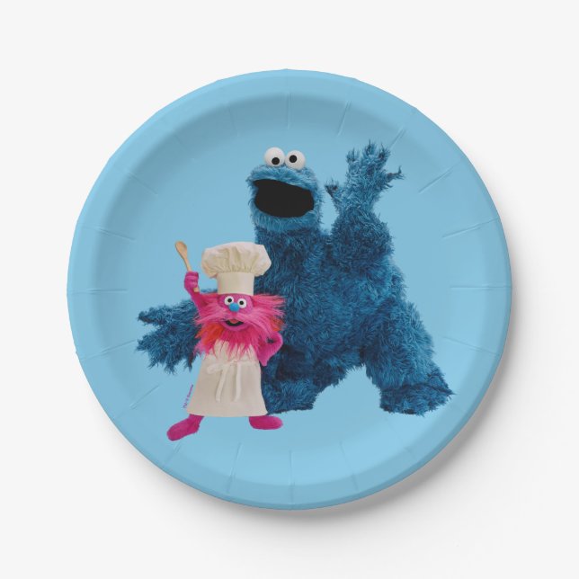 Assiettes En Carton Nous sommes des gourmands | Pose classique (Devant)