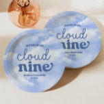 Assiettes En Carton Nous Sommes Sur Nuage Neuf Bleu 9e Fête Anniversai<br><div class="desc">Nous sommes sur Cloud Neuf Bleu 9ème Ninième Plaques Papier Fête Anniversaire!</div>