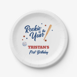Assiettes En Carton Nouveau de l'année 1er anniversaire