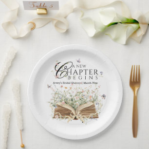 Assiettes En Carton Nouveau thème de livre de chapitre pour enterremen