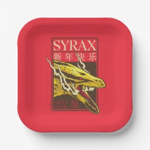 Assiettes En Carton Nouvel An Syrax 新 年 乐 快