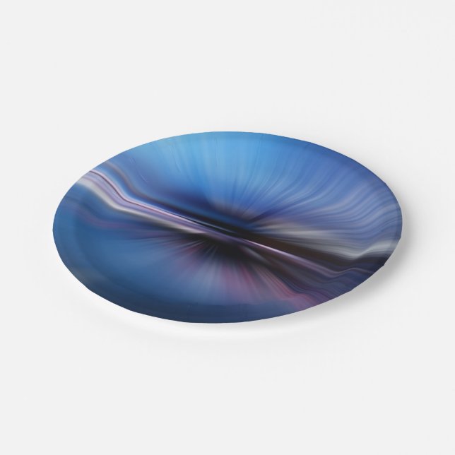 Assiettes En Carton Nuances du crépuscule (Angle)