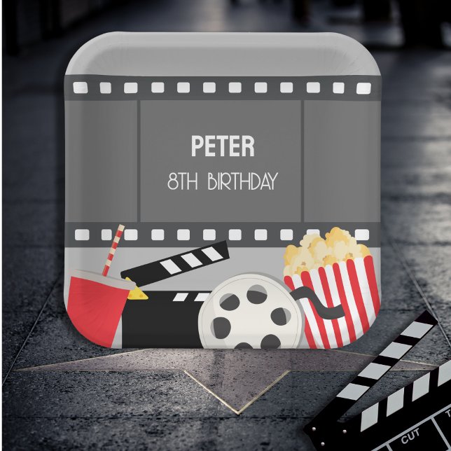 ASSIETTES EN CARTON NUIT DU FILM (Créateur téléchargé)