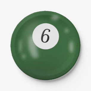Assiettes En Carton Numéro 6 billiard