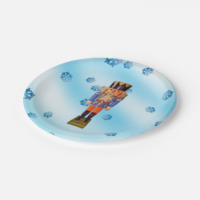 Assiettes En Carton Nutcracker allemand (Angle)