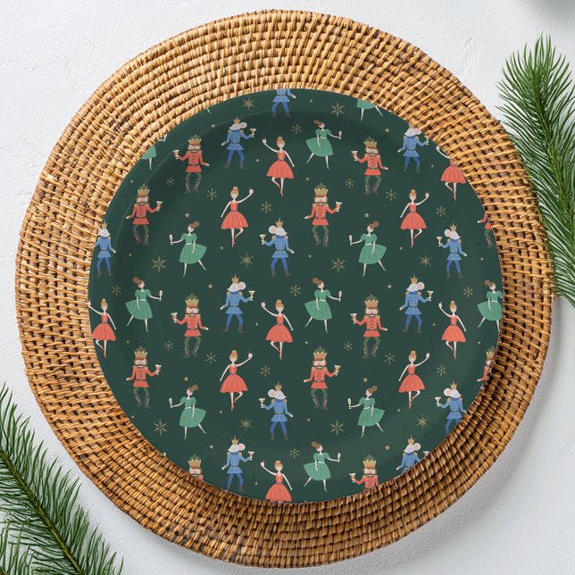 Assiettes En Carton Nutcracker Cocktail Party Christmas (Créateur téléchargé)