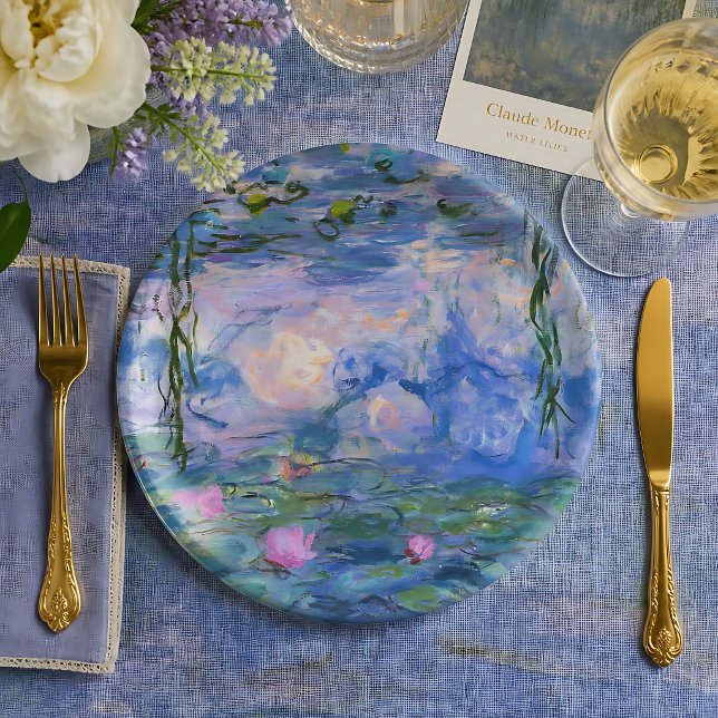 Assiettes En Carton Nymphéas (Créateur téléchargé)