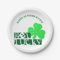 Obtenez Lucky Modern St Patrick Plaque papier 2