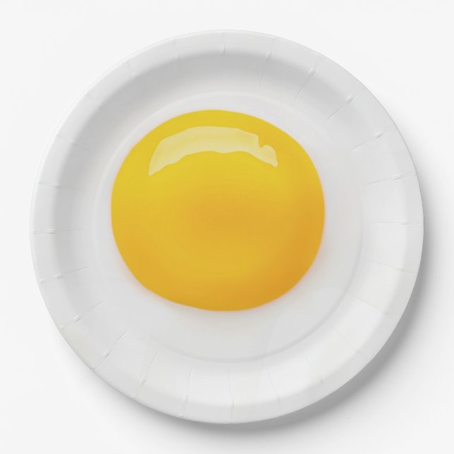 ASSIETTES EN CARTON OEUF FUIÉ 2 (Devant)