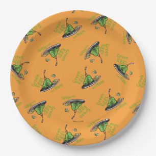 Assiettes En Carton Œufs verts et jambon sur le motif