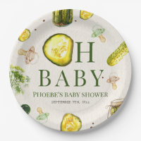 Oh Bébé Cornichons et Tétines Baby Shower Neutre