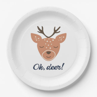 Assiettes En Carton Oh Deer Deer Love Save The Deer Creative Design