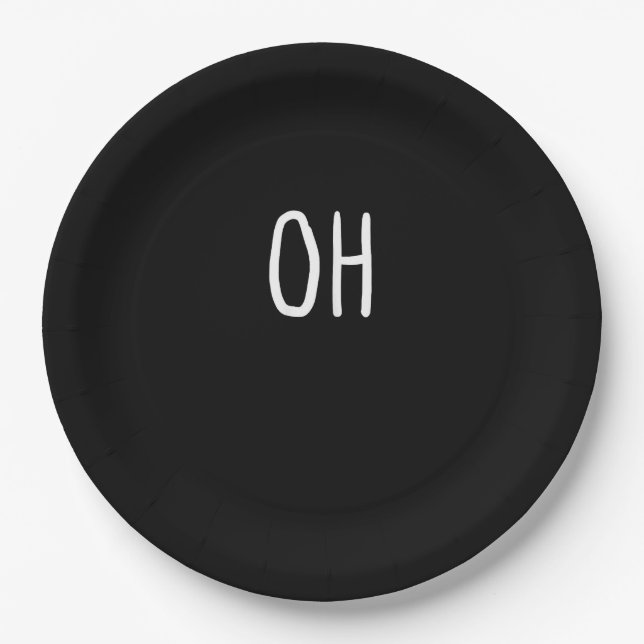 Assiettes En Carton Oh Deer Trendy Halloween Style  (Devant)