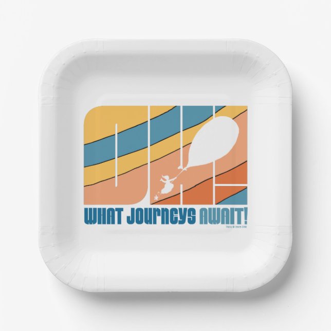 Assiettes En Carton Oh, Les Endroits Où Tu Vas Aller ! "Quels voyages  (Recto)