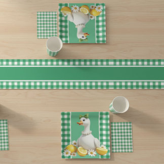 Assiettes En Carton Oie Blanche Idiote