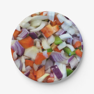 Assiettes En Carton Oignons et cloches